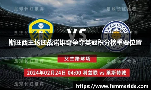 斯旺西主场迎战诺维奇争夺英冠积分榜重要位置