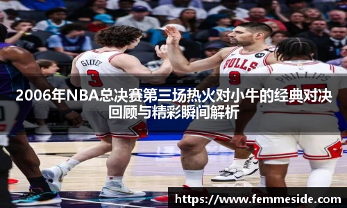 2006年NBA总决赛第三场热火对小牛的经典对决回顾与精彩瞬间解析