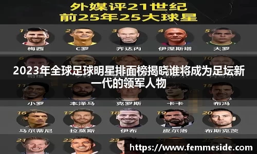2023年全球足球明星排面榜揭晓谁将成为足坛新一代的领军人物